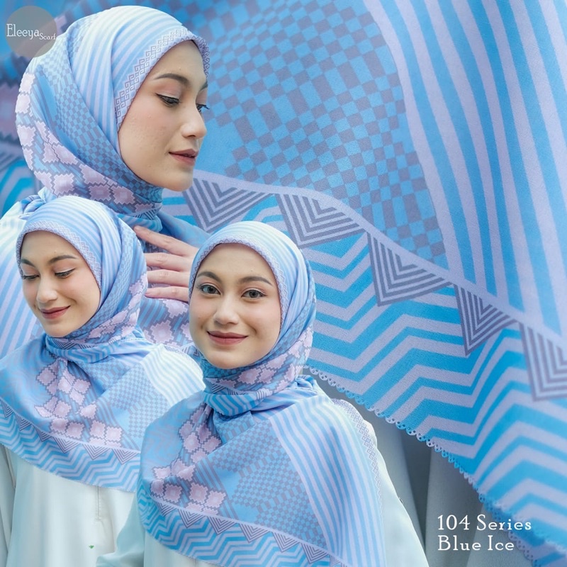 hijab eleeya scarf 104 series blue ice