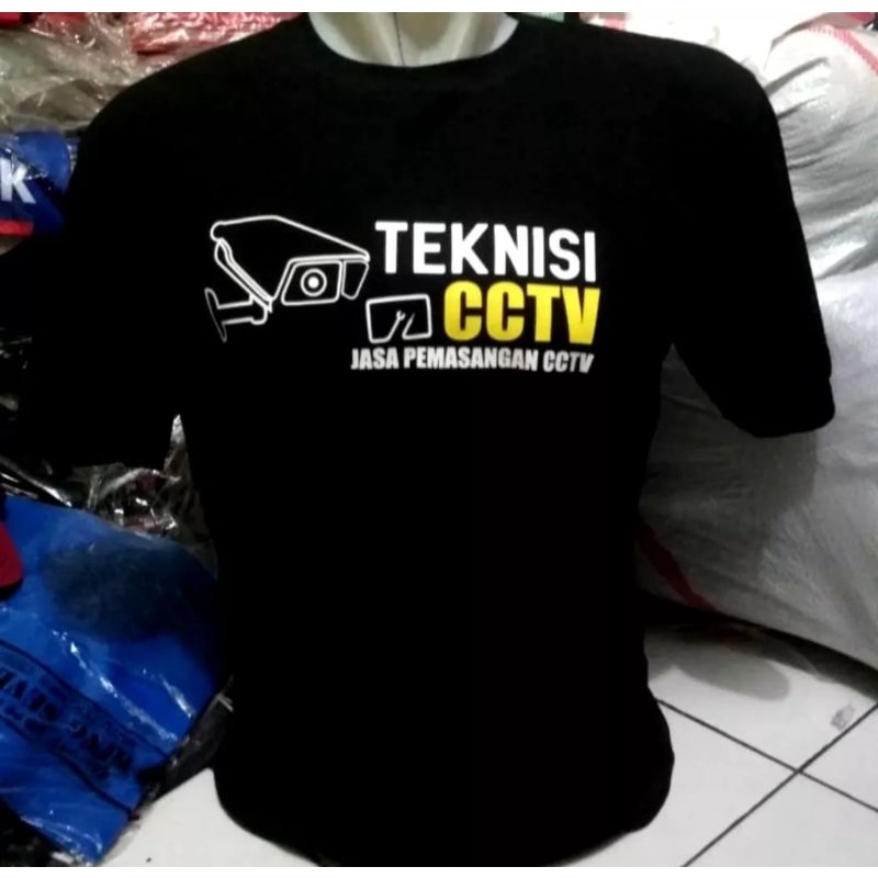 KAOS/TEKNISI CCTV JASA PEMASANGAN CCTV