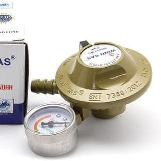 Winn Gas Regulator + Meter Tekanan Rendah Win Gas W118M W 118 M W 118M