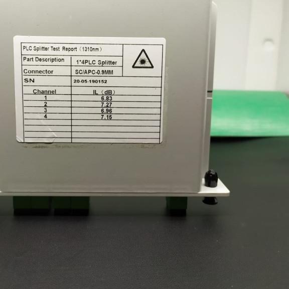 PLC Splitter Box 1*4 SC/APC / Passive Splitter Fiber Optic - sc apc to apc