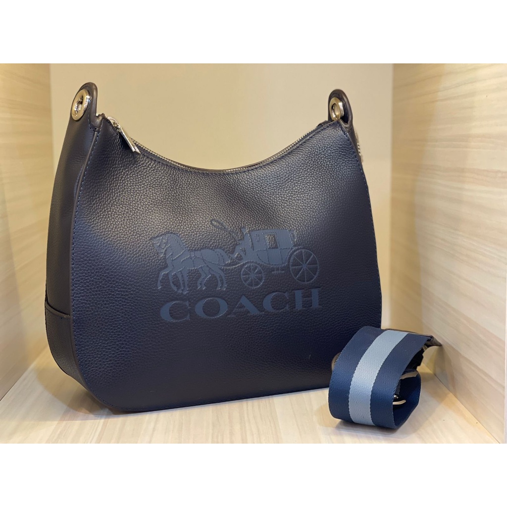 TAS WANITA BRANDED COACH JESS HOBO SADDLE HORSE