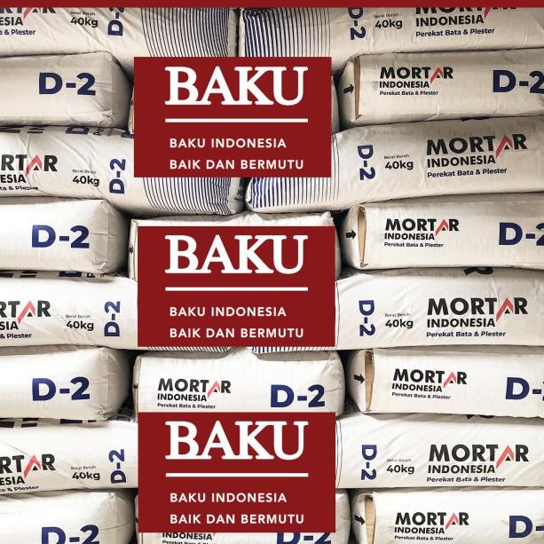 Mortar Indonesia Perekat Bata & Plester D-2 (1 sak)