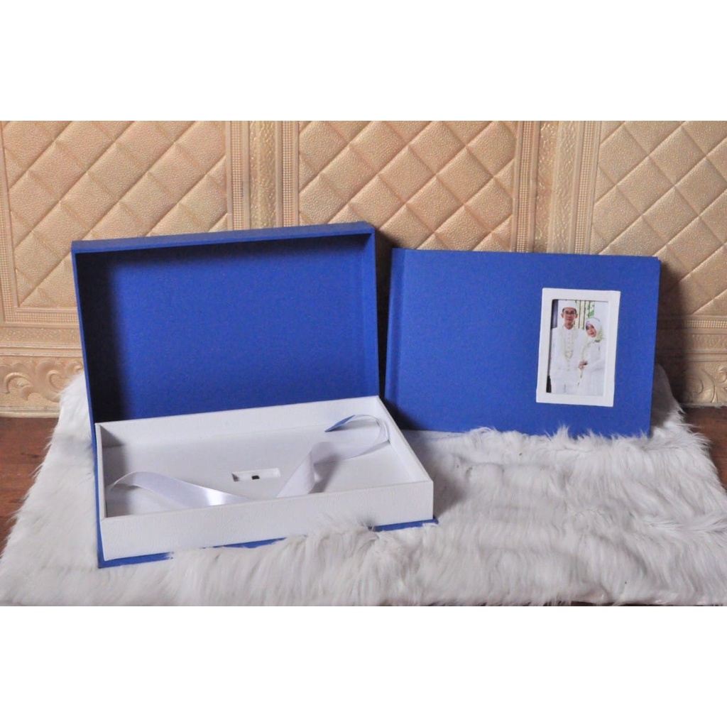 ALBUM KOLASE COVER KULIT EKONOMIS FREE BOX ALBUM