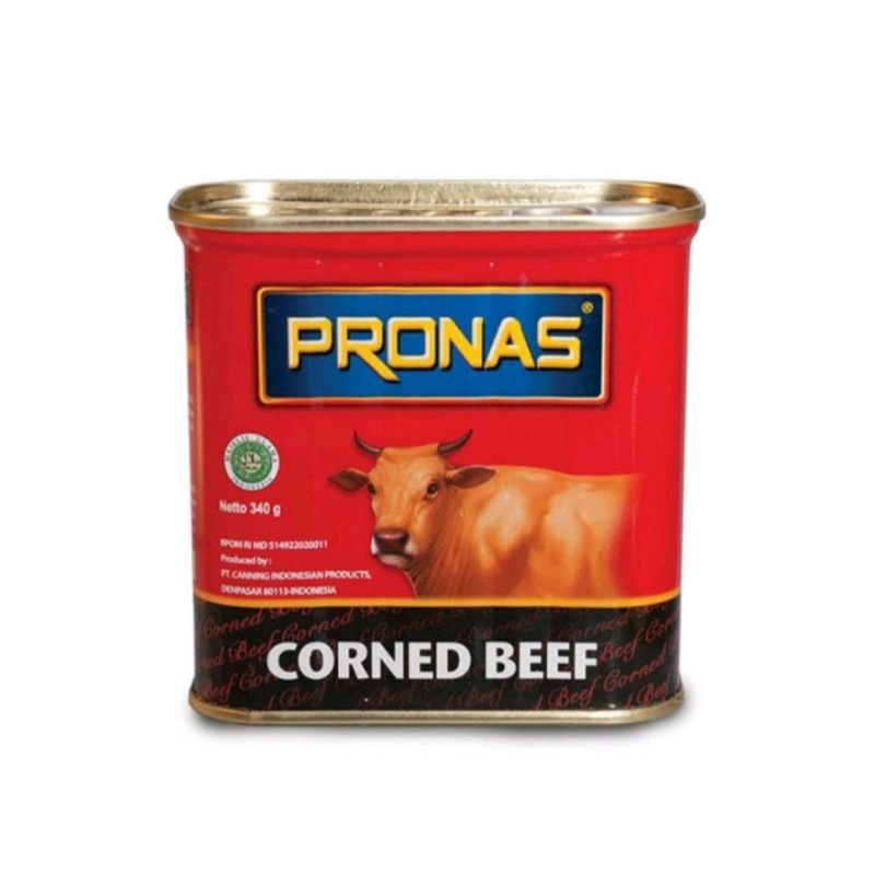 

Pronas Corned Beef. Kornet Daging Sapi Kalengan