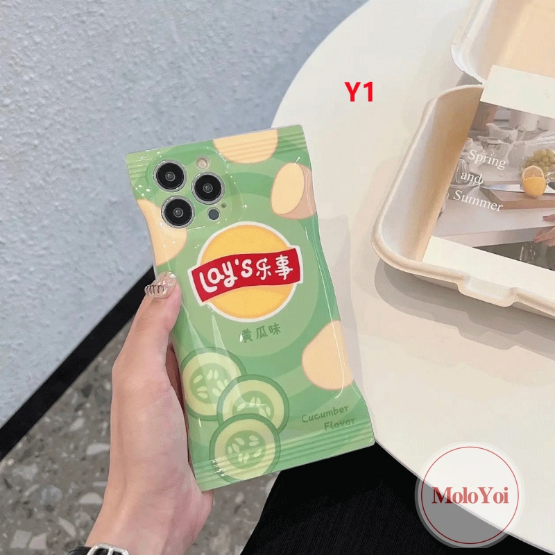 Soft Case Motif Kartun Makanan Ringan Untuk IPhone 11 Pro Max 7plus 8 12 14 13 Pro Max XR 7 6 6s 14 Plus X Xs Max SE 2020