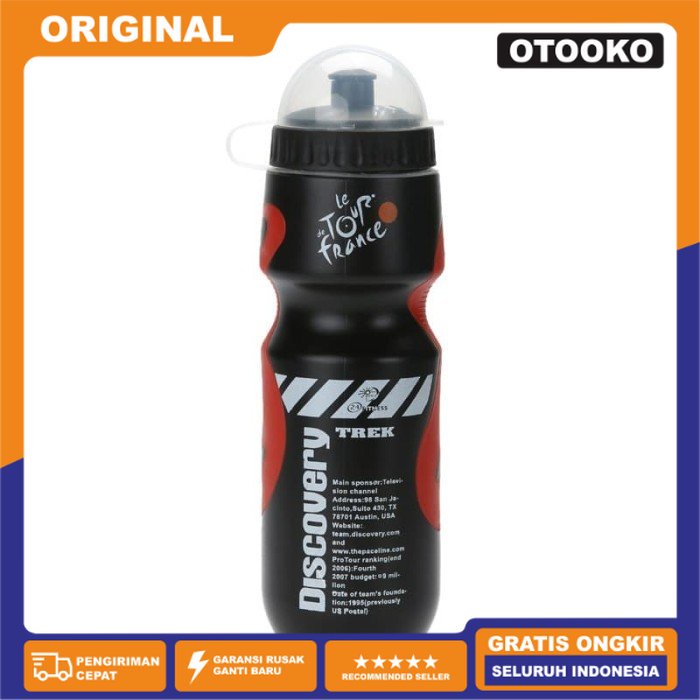 Botol Minum Plastik Olahraga Sepeda Tour De France Drink Bottle 750ml