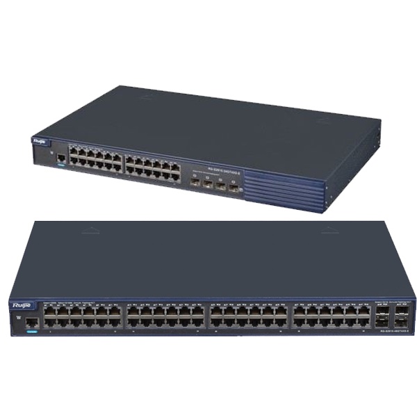 RG-S2910-48GT4XS-E | 48 Port Gigabit, 4 Port 1G/10G SFP+