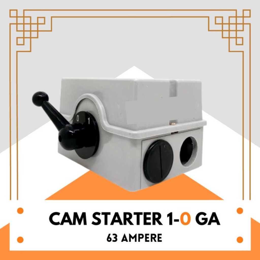 CAM STARTER 63A OHM SAKLAR GENSET TUAS GENSET 63A SAKLAR LISTRIK CAM STARTER 63A