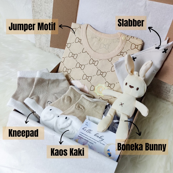 

(COD) Paket Mantap Hampers New Born Baby | Kado Hadiah Lahiran Bayi - Mantap Coklat B