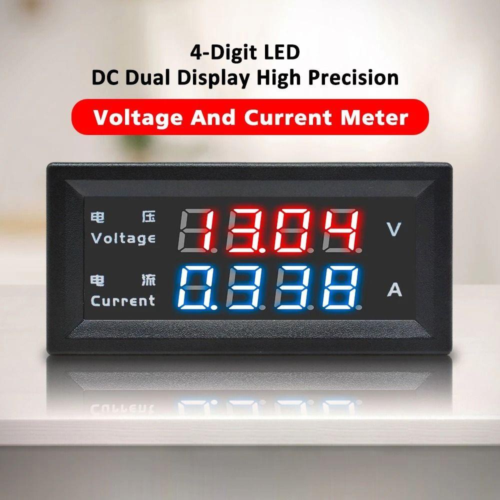 Solighter Digital Voltmeter Ammeter M4430 Elektronik 0.28 ''Volt AMP Meter Tester