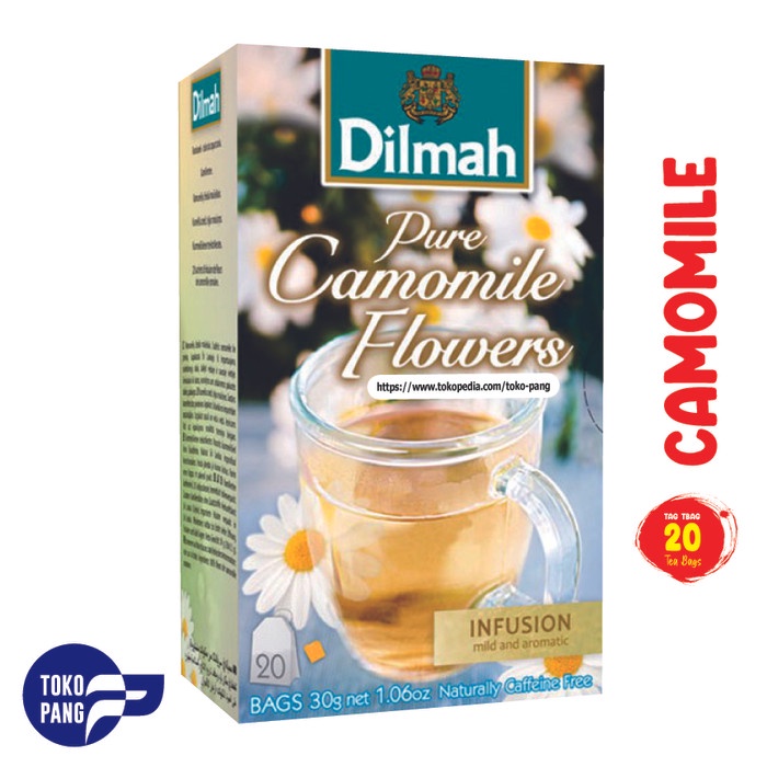 

TERLARIS Dilmah Pure Camomile Flowers Tea / Teh Dilmah Chamomile Flowers /TEH DIET/TEH