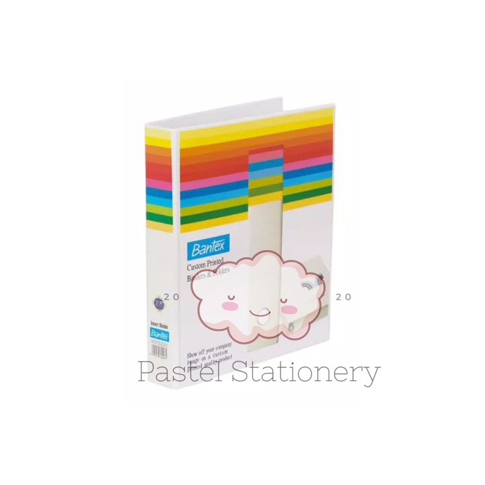 

Ordner Bantex A4 Insert Ring Binder 3 Ring 65mm 8662
