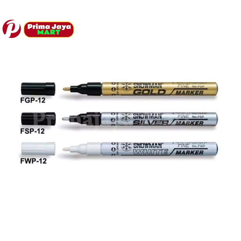 

Spidol Emas Paintmarker Gold Snowman ( PCS )