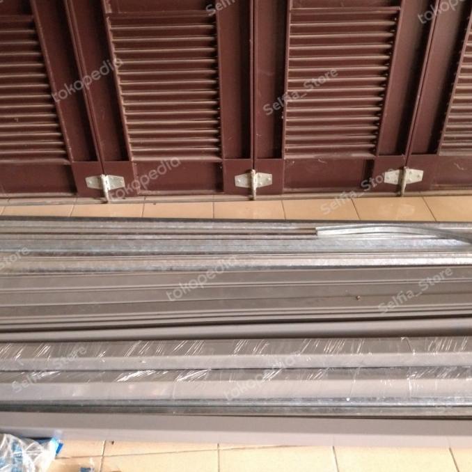 Paket Komponen Rel Pintu Garasi Wuna 5 Pintu Lipat