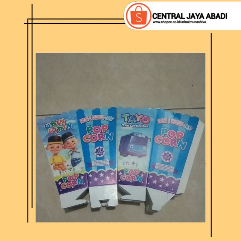 

100 LEMBAR KERTAS POPCORN 12 × 6 BAHAN IVORY PUTIH HIGH QUALITY DUS POP CORN BOX POPCORN KOTAK POPCORN KEMASAN POP CORN PRODUK TERBARU KUALITAS TERBAIK | CENTRAL JAYA ABADI 5828