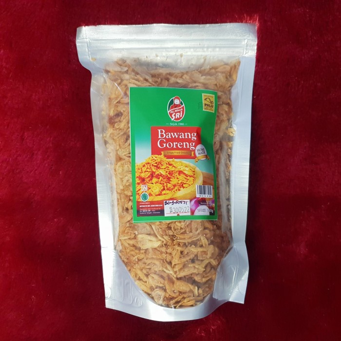 

Bawang Merah Goreng (Crispy Fried Shallot) Hj Mbok Sri Khas Palu 250gr