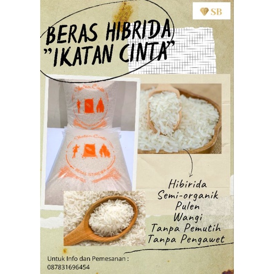 

Beras Hibrida Pulen 5kg