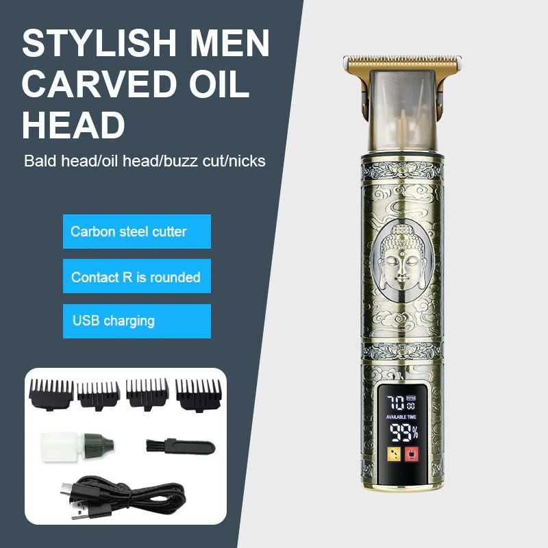 Alat Cukur Rambut Elektrik Hair Clipper Trimmer Model Buddha T9