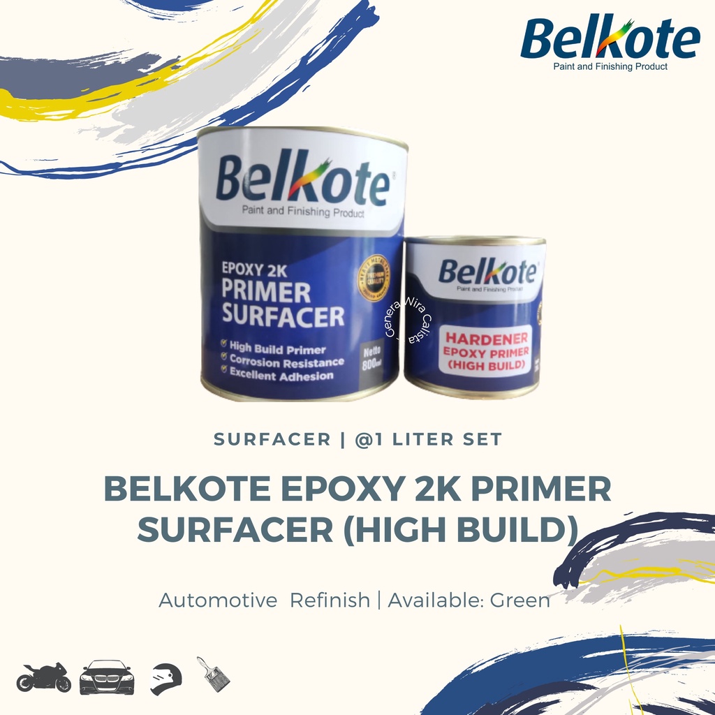 Jual Belkote Epoxy K Primer Surfacer High Build L Set New Formula