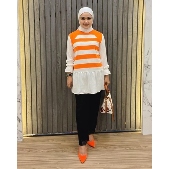 B0891 Tunik Kaos Salur