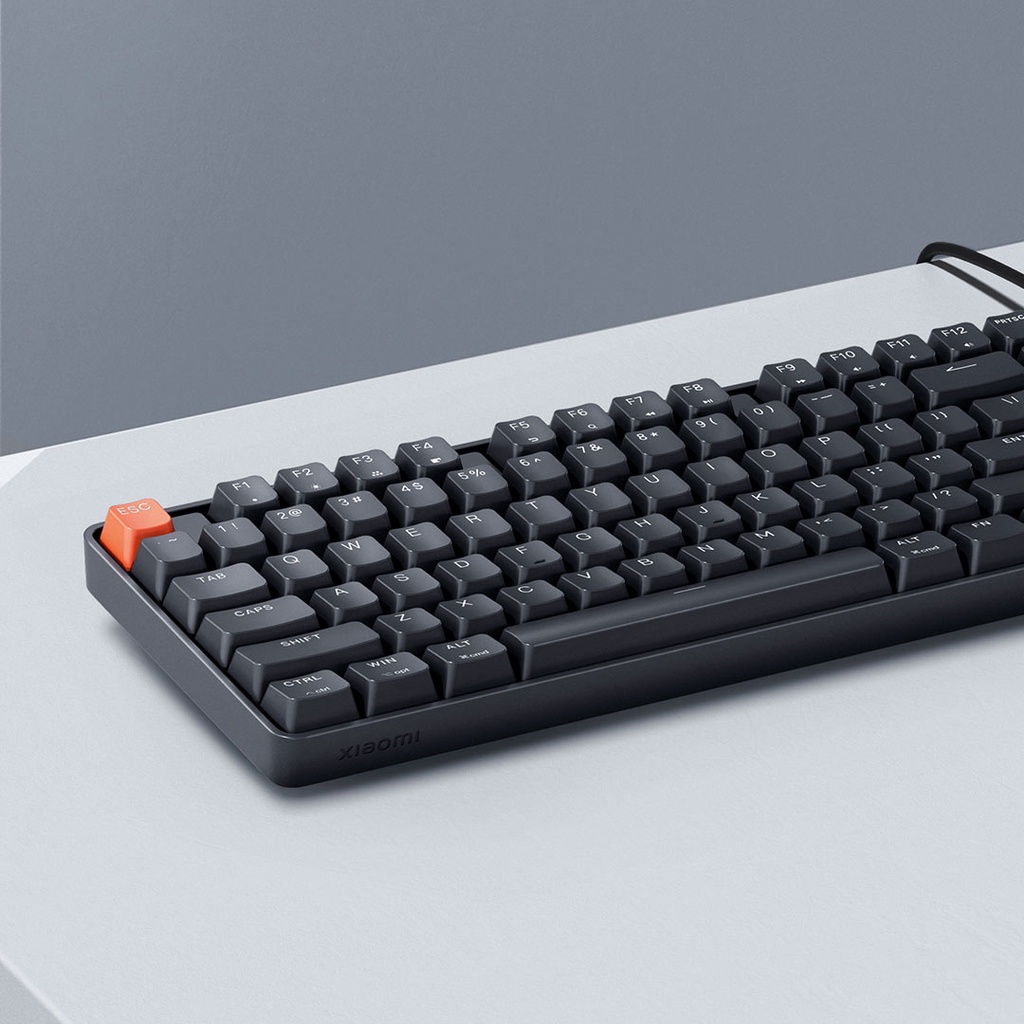 Xiaomi Keyboard Gaming Mekanik Kabel Usb 104 Tombol Desain Ergonomis Dengan Lampu Backlight LED