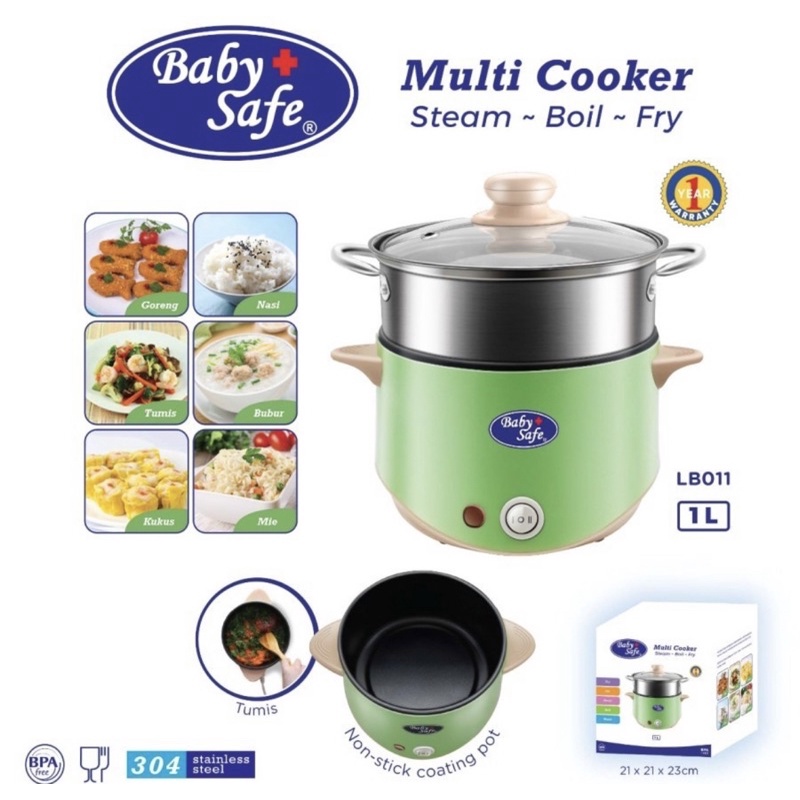 Baby Safe Multi Cooker Hot Pot Steamer Slow Cooker Baby Safe