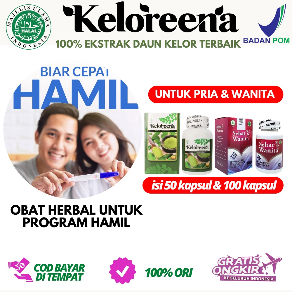 Obat Herbal Untuk Program Hamil, Paket Promil Suami Istri, Suburkan Kandungan Istri dan Suburkan Spe