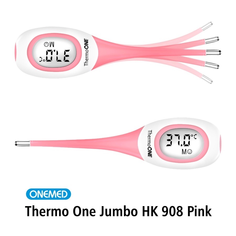 THERMOMETER DIGITAL THERMO ONE JUMBO HK 908 HK908 ONEMED MEDICALONLINE MEDICAL ONLINE