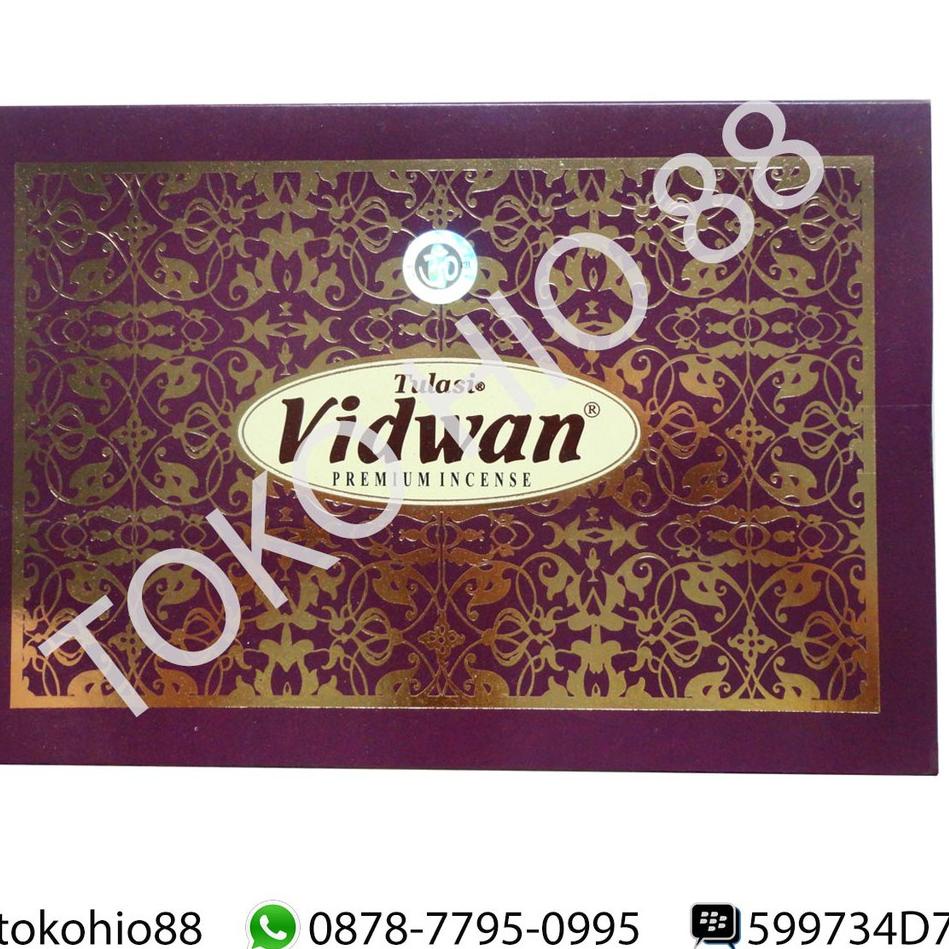 Recomended Hio / Dupa India Wangi Merk Tulasi Vidwan Incense Sticks Aromateraphy