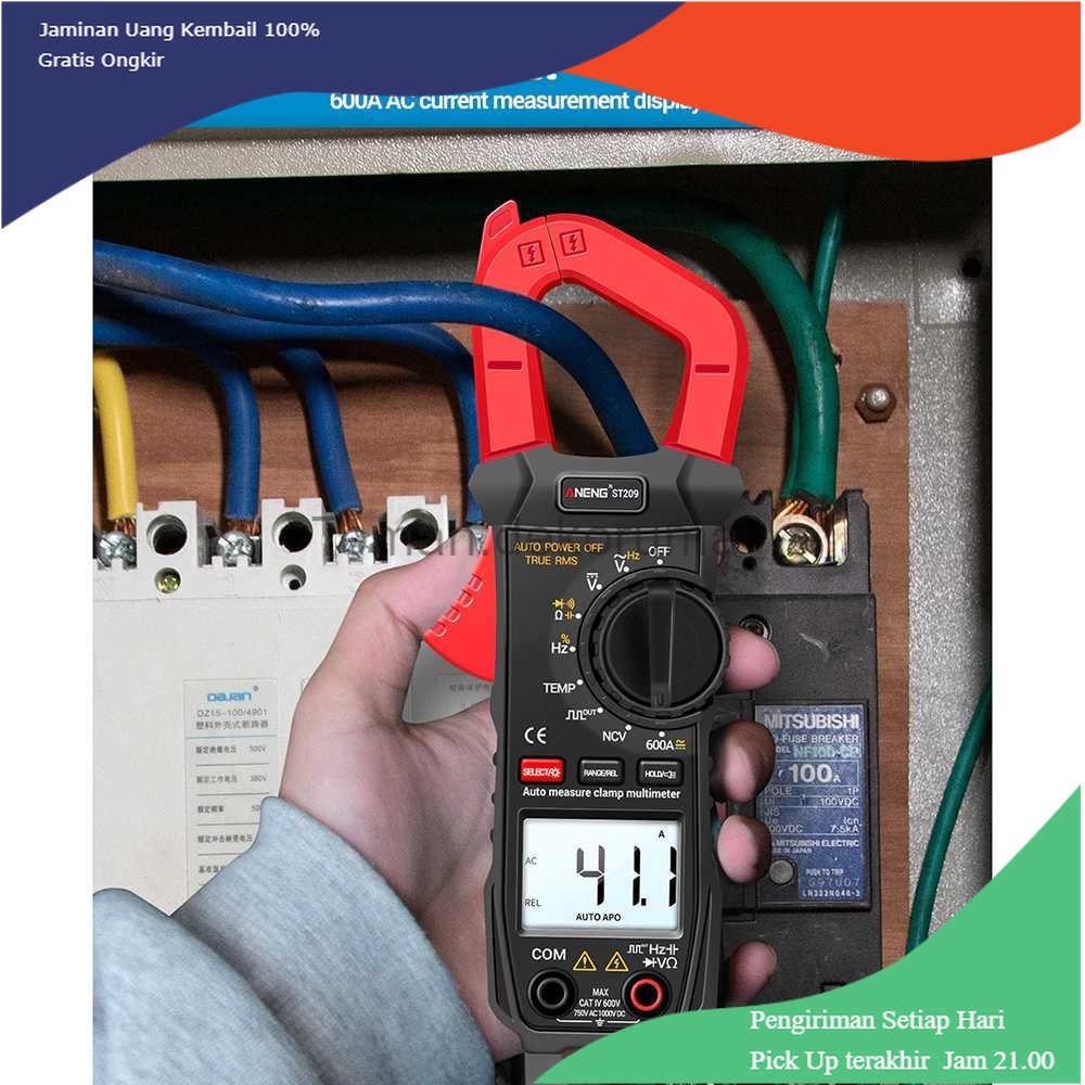 TD - PR2 ANENG Digital Multimeter Voltage Tester Clamp - ST209