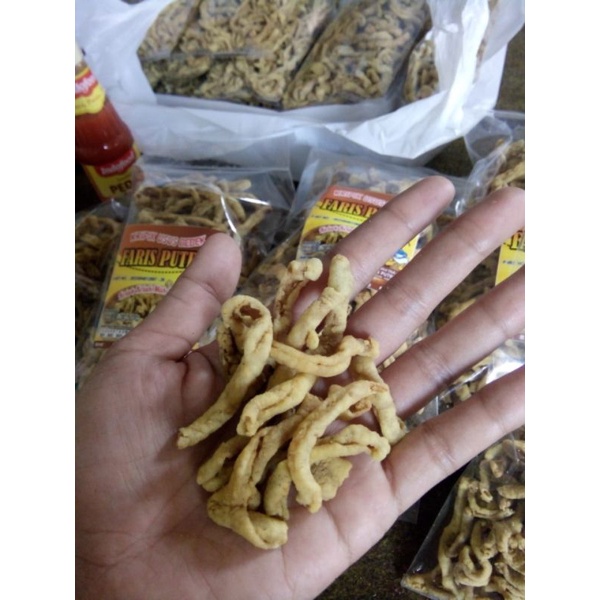

kripik usus premium/home made