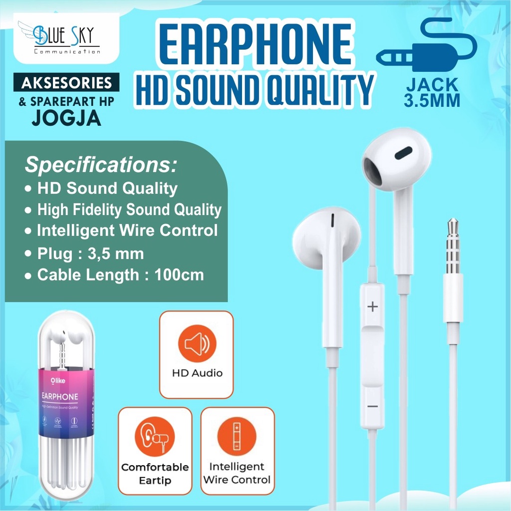 HEADSET EARPHONE OLIKE OH-W6H HD AUDIO