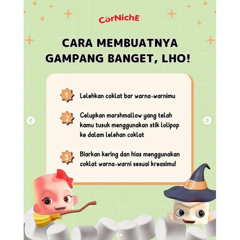 Corniche Tiny Marshmallows Mini 200 gr Marshmallow Kecil Halal Varian