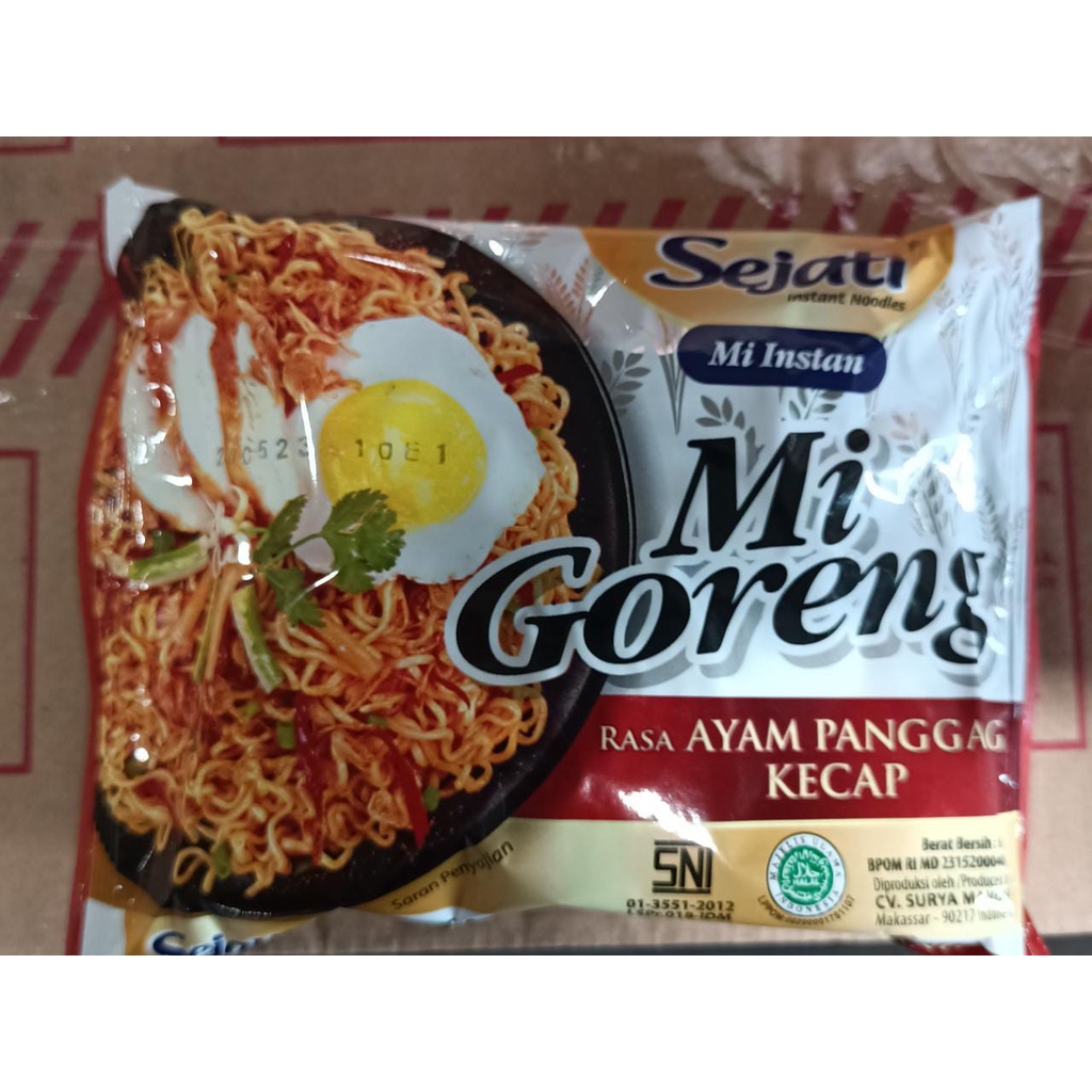 

MIE SEJATI GORENG AYAM PANGGANG cocok untuk bingkisan / anak kos