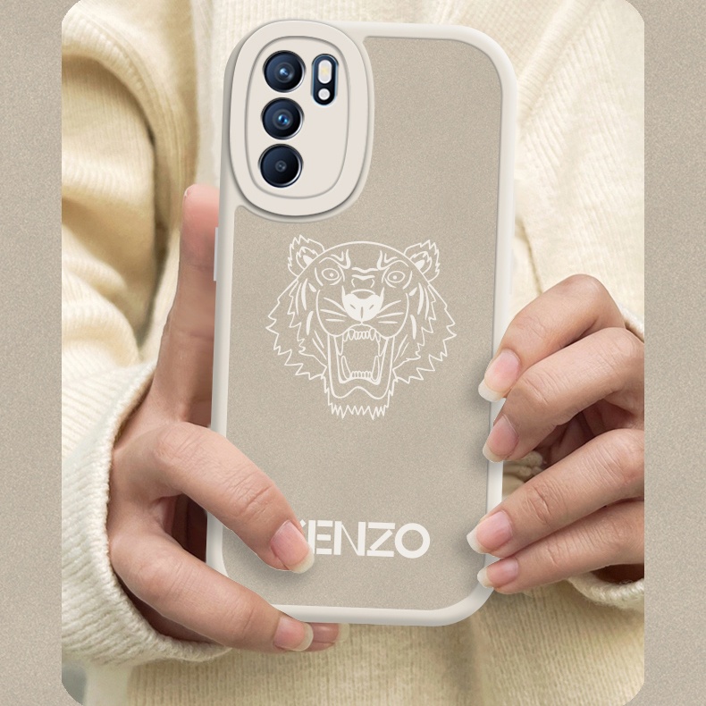 Soft Case Desain Brand Untuk OPPO A3s A5s A9 2020 A11K A12 A15 A16 A31 A33 A52 A54 A55 A57 A74 A76 A92 A95 A96 A3 F11 Reno 4z 5 6