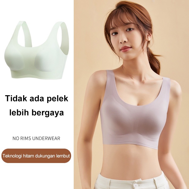 BRA SEAMLESS KAIT BELAKANG TANPA KAWAT  BH BIG SIZE