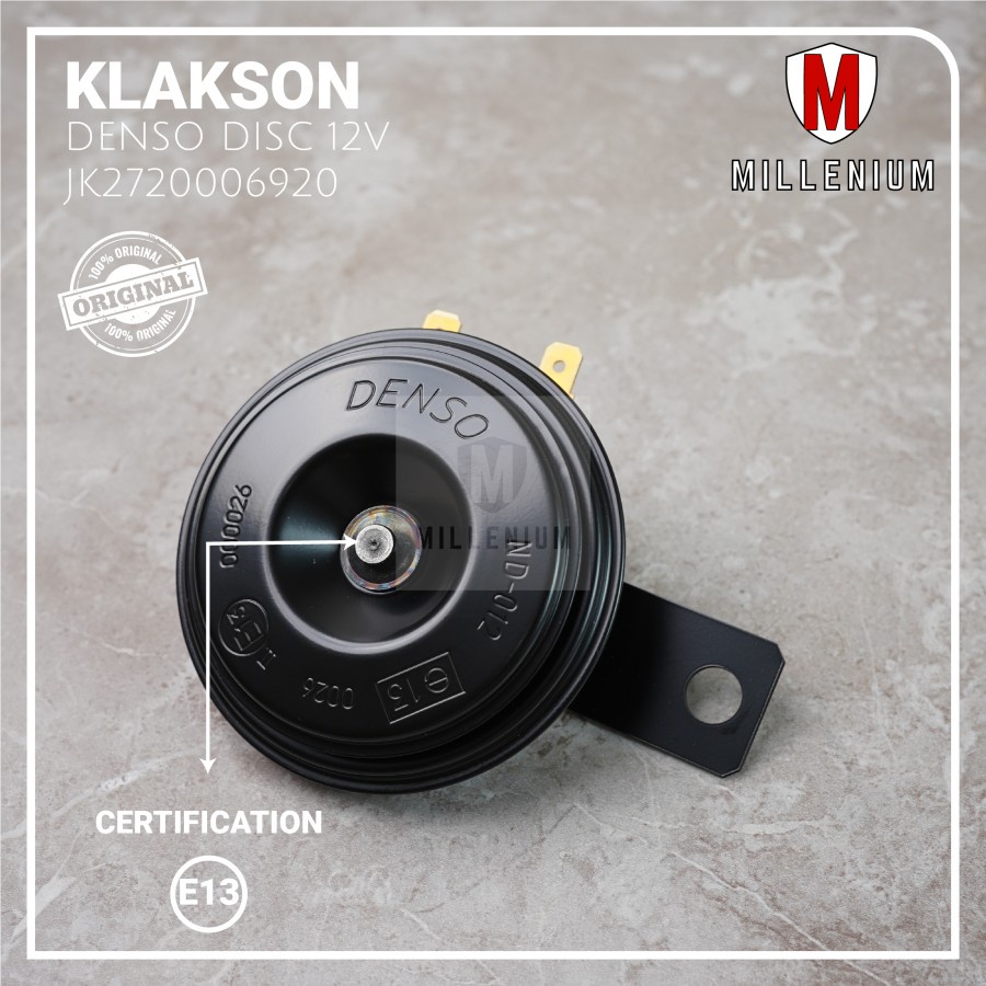 KLAKSON MOBIL MOTOR DENSO DISC STANDARD 12V ORIGINAL HIGH QUALITY