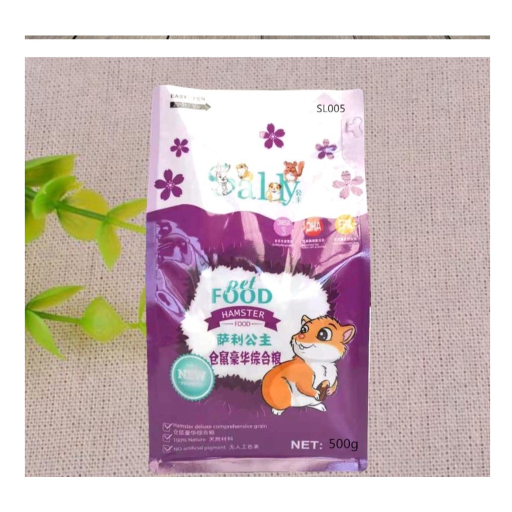 Makanan Hamster Premium SALLY 500gr