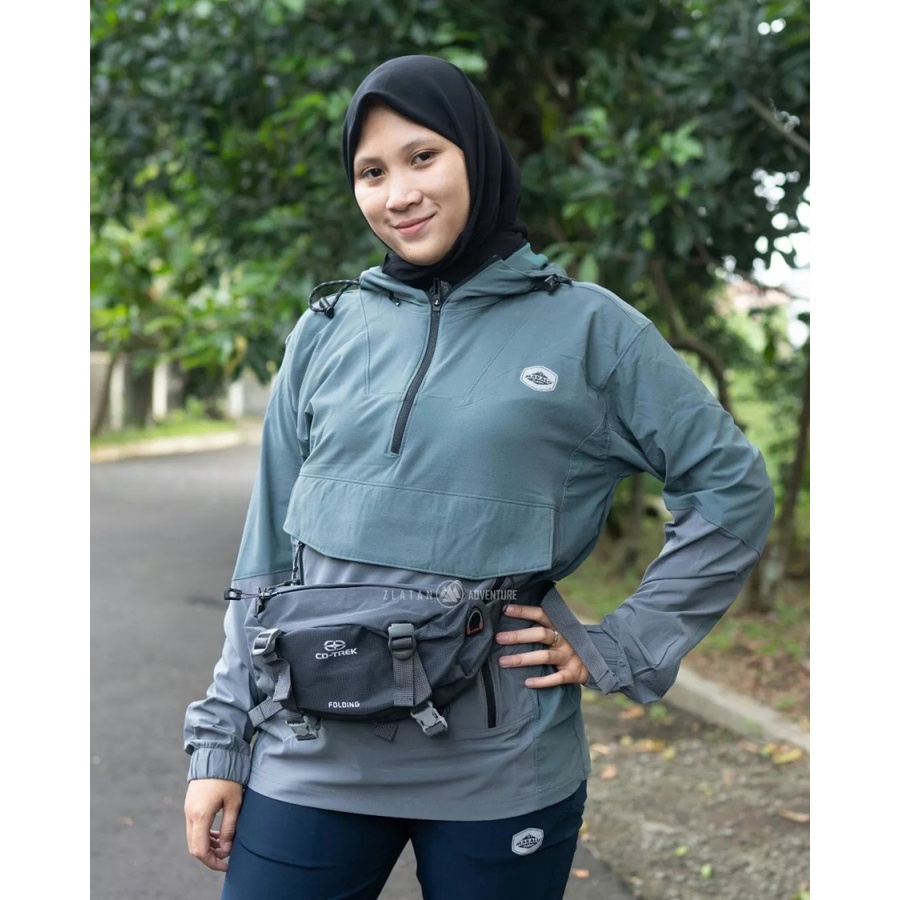 CO-TREK Tas Selempang / Travel Pouch Co-trek Folding Include Rain Cover