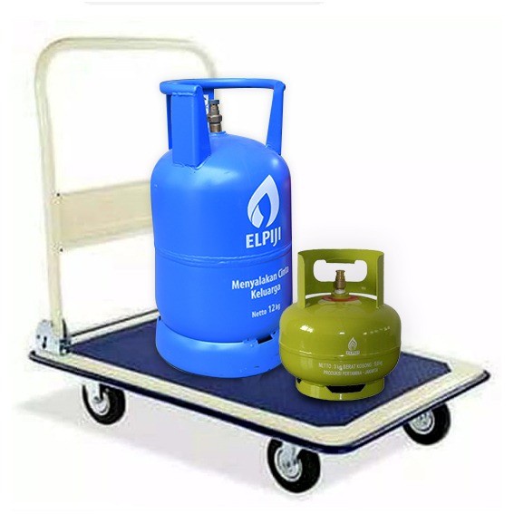 Trolleyku Hand Truck 300 Kg - Trolley Lipat Serbaguna