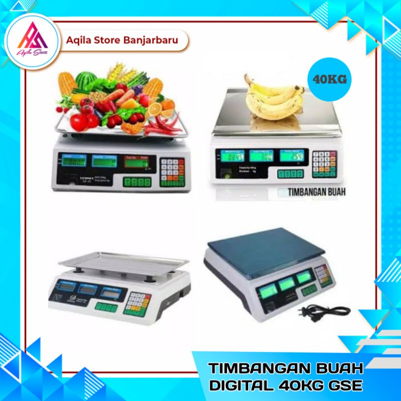 Timbangan Digital Buah 40KG / Timbangan Digital / Timbangan Digital 40kg AXLO