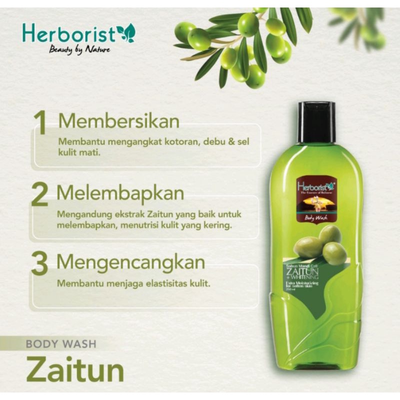 Herborist Body Wash 250ml / Sabun Cair