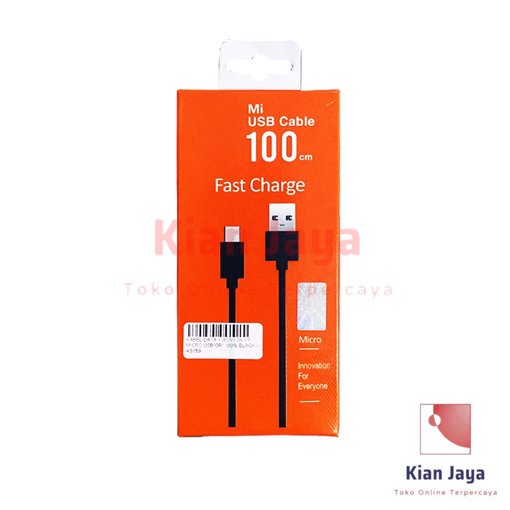 Kabel Data Original Micro USB V8 2A Fast Charge Original 100% Cable Charger Hp, Charging