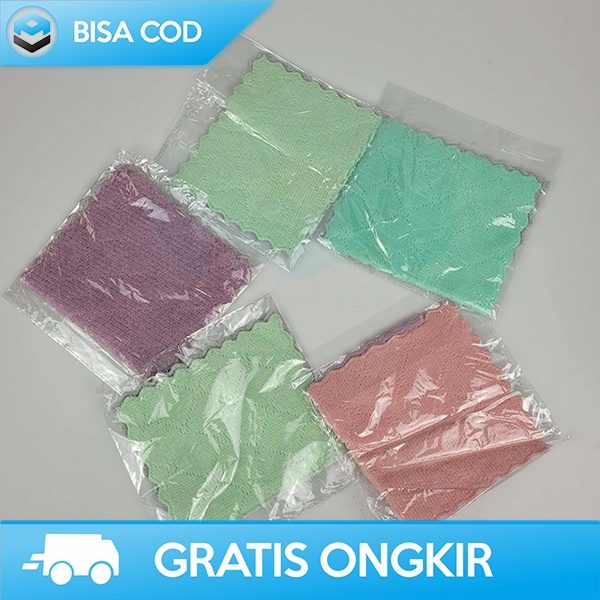 KAIN LAP DAPUR SERBAGUNA KAIN LAP MICROFIBER HALUS LEMBUT SERAP NODA