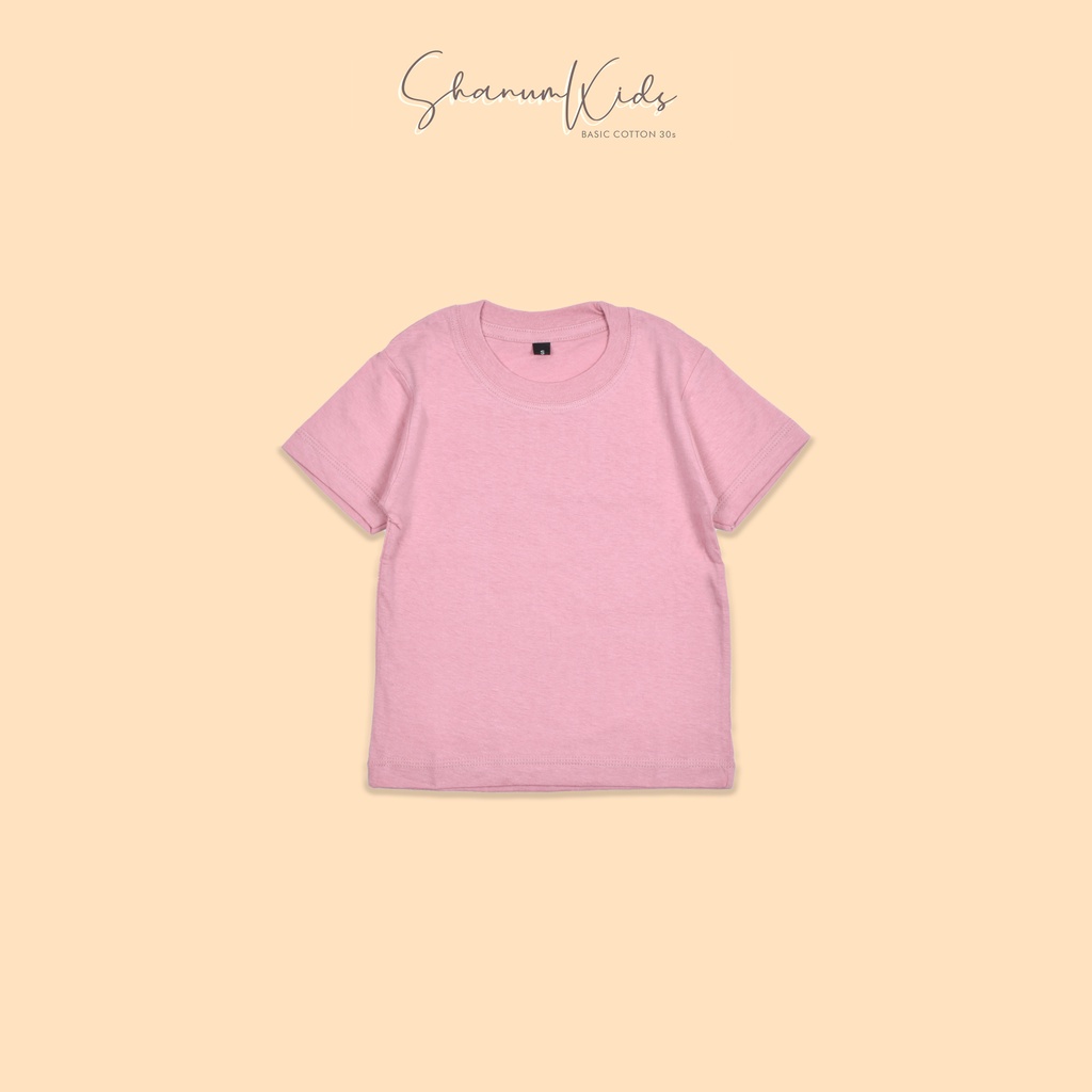 Kaos polos anak unisek (1-12 Tahun) bahan cotton 30s