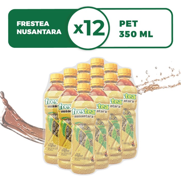 

BISA COD Frestea Nusantara - Botol 350mL x 12pcs /TEH DIET/TEH PELANGSING/TEH HIJAU/TEH JATI