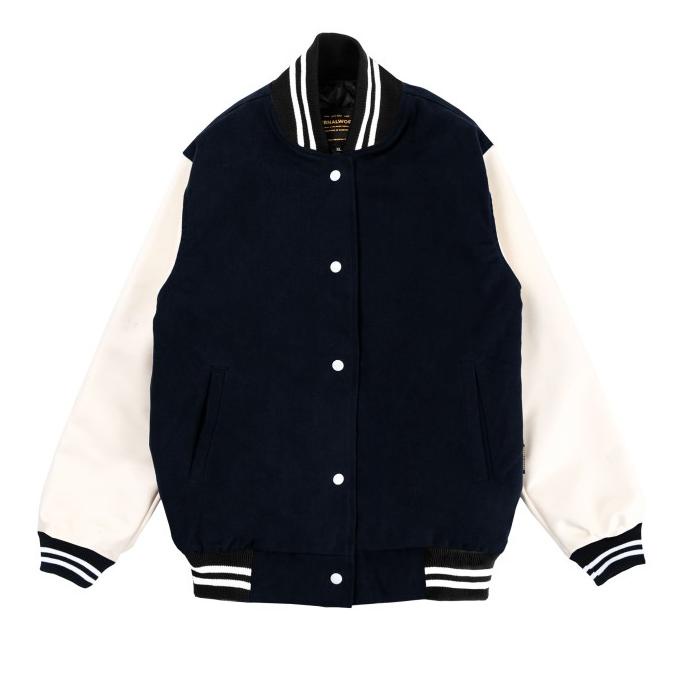 SALE ETERNALWORKS BASIC NAVY VARSITY JACKET