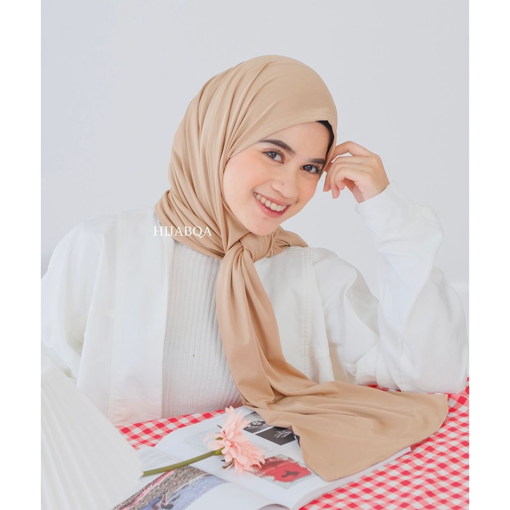 HIJABQA - Hamidah Instant / Pashmina Instant Jersey / Pastan Jersey