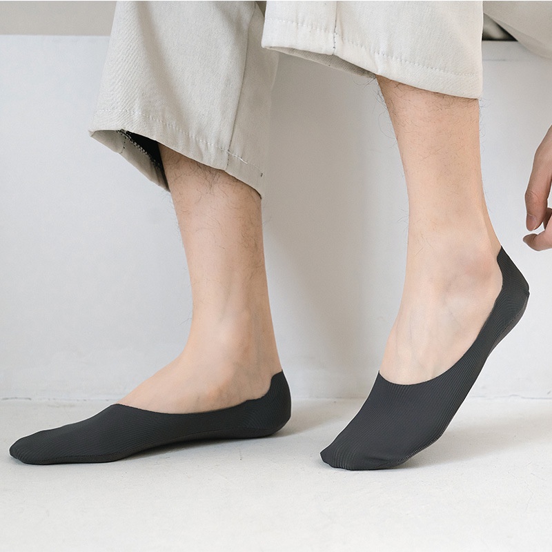 NUZ Kaos kaki pria hidden sock Invisible Low cut pure Cotton spring and summer wear