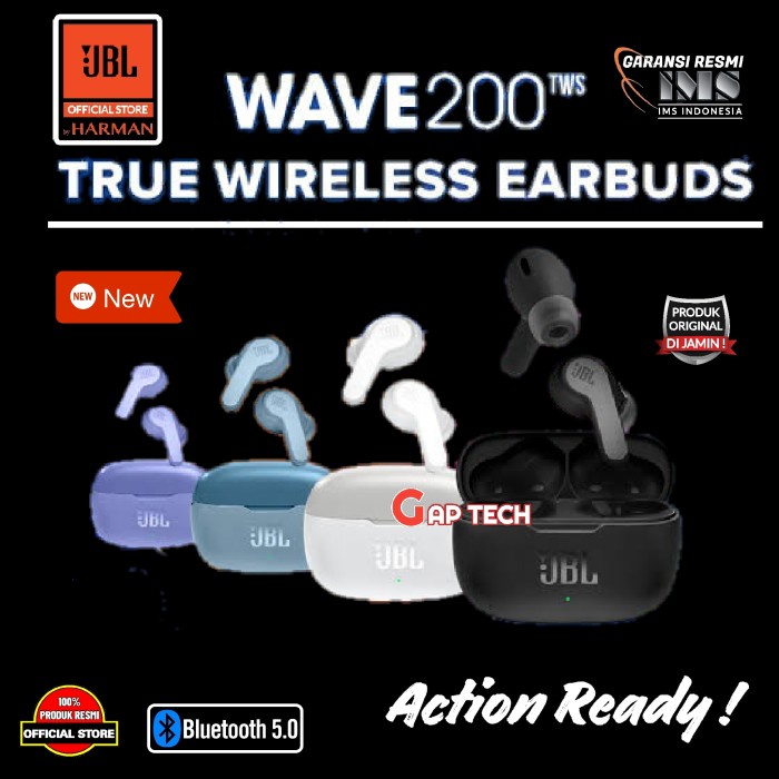 JBL WAVE 200 TWS / 200TWS / WAVE200 TWS True Wireless Earbud Original